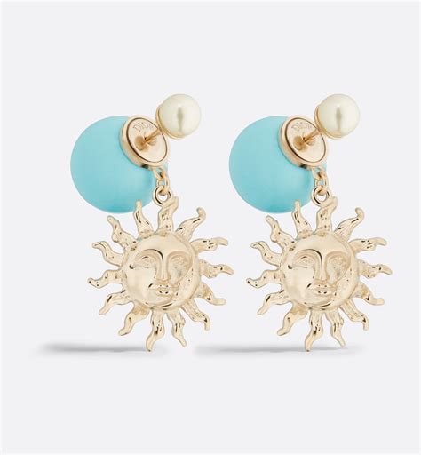 Dioriviera Dior Tribales Earrings Matte Gold.